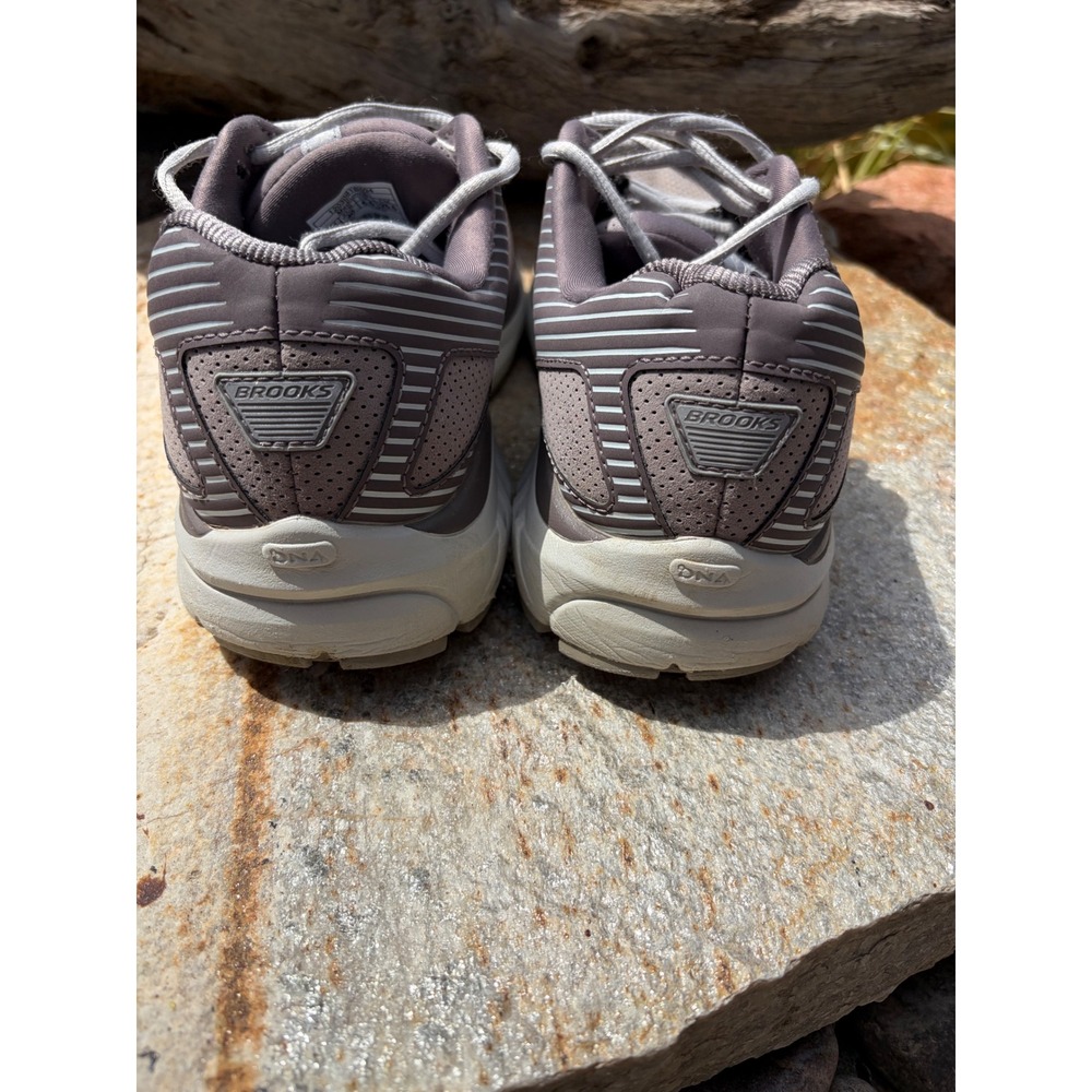 Brooks Addiction Walker Suede Womens Mauve Purple Walking Shoes 8.5 B - Picture 11 of 11
